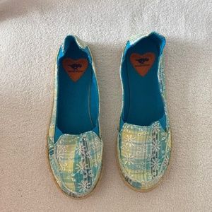 Blue & Yellow Rocket Dog Loafers Size 6.5